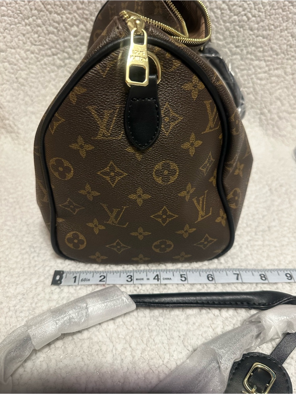 Louis Vuitton Brown Monogram Satchel Handbag INSPIRE ๐ - Picture 8 of 9
